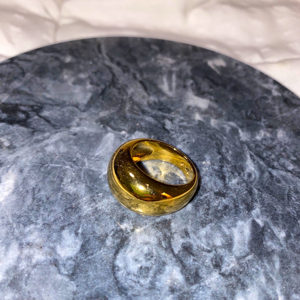 GOLD DOME RING